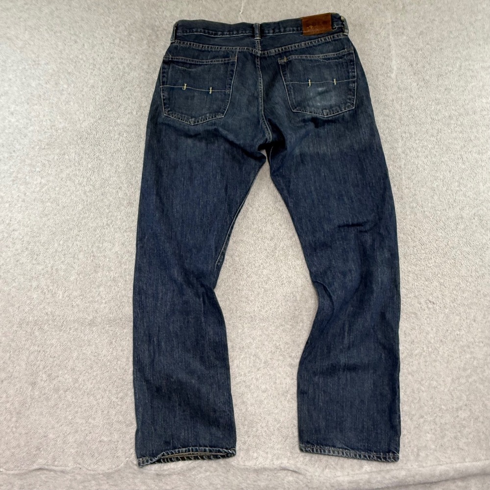 Polo Ralph Lauren Jeans Mens 35x32 Dark Wash Classic Fit Straight Leg Denim